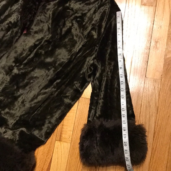 ✈️Penny Lane Vintage Fur Teddy fuzzy shearling Phoebe winter collar fluffy rare - Picture 10 of 14